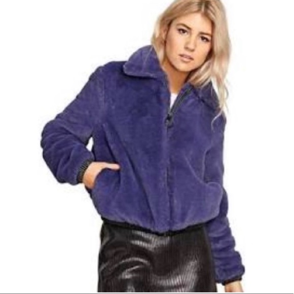 Volcom fuzzy fresh bomber jacket - Picture 4 of 8